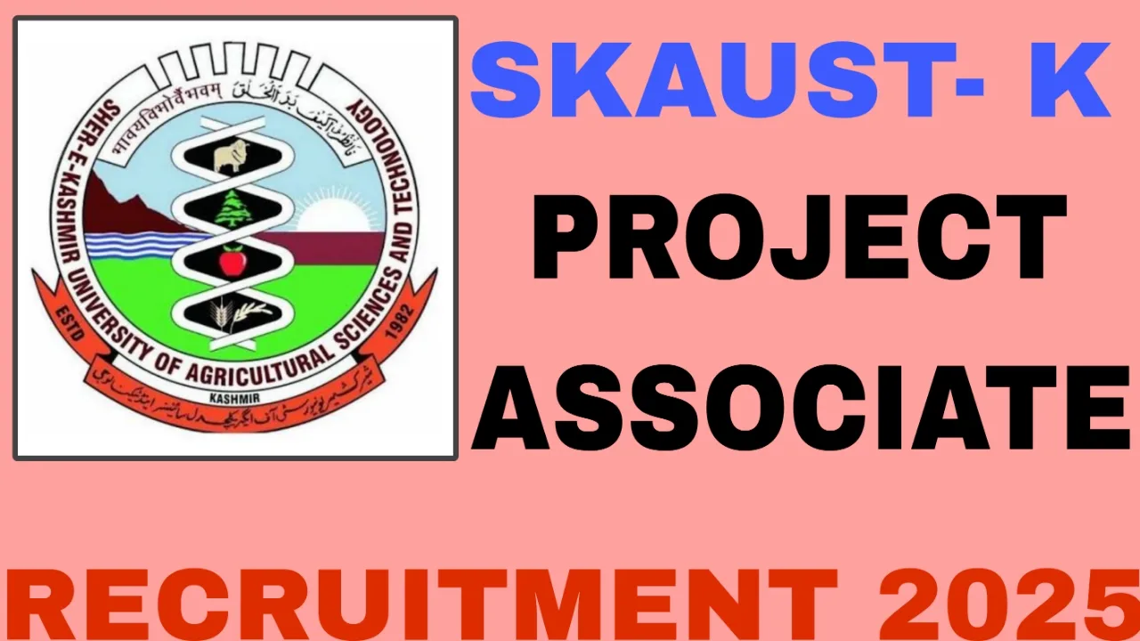 SKAUST- K RECRUITMENT 2025